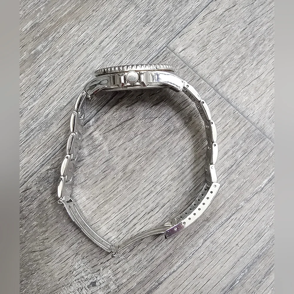BKE Silver and Black Women's Watch